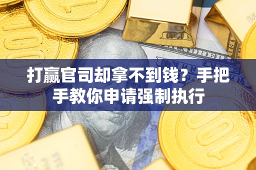 北京打赢官司却拿不到钱？手把手教你申请强制执行