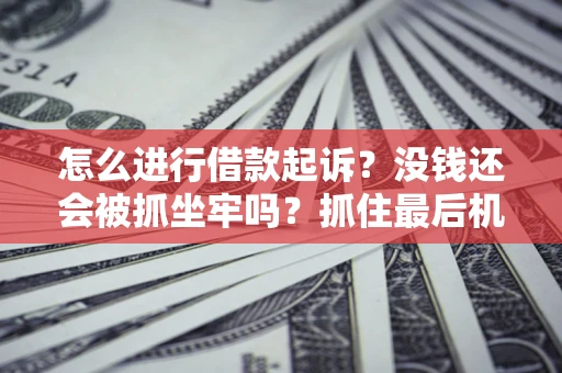 北京怎么进行借款起诉？没钱还会被抓坐牢吗？抓住最后机会！