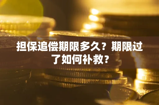 北京担保追偿期限多久？期限过了如何补救？