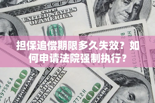 北京担保追偿期限多久失效？如何申请法院强制执行？