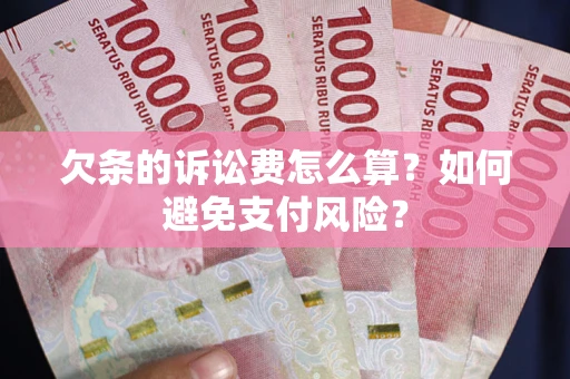 北京欠条的诉讼费怎么算？如何避免支付风险？