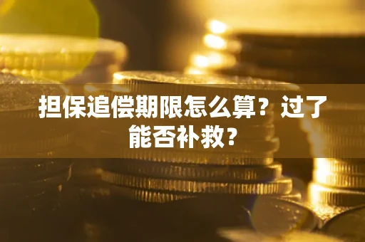 北京担保追偿期限怎么算？过了能否补救？